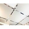 10x Mirror/Chrome Suspended Ceiling Grid Component, Mirroring Cross Tee Section 1200mm x 24mm