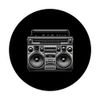 Retro 80s Boom Box PopSockets Standard PopGrip
