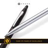 Cross Click Slim Ball Pen - Black and Silver