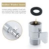 APLusee Shower Head Flow Control Valve, Solid Brass Water Flow Regulator with Adjustable Lever, Chrome