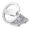 OSTENT Multi-angle Racing Game Steering Wheel Stand Compatible for Nintendo Wii Console Controller Color White
