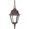 Nuvo 60/488 Old Hanging Lantern with Clear Glass, Old Bronze