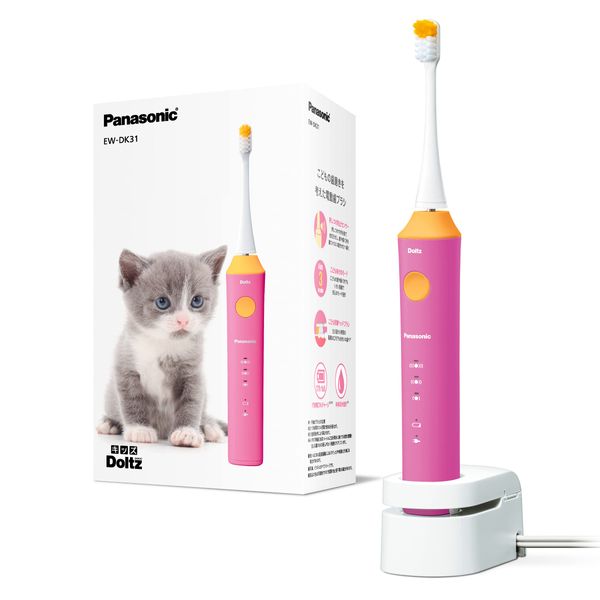 Panasonic Electric Toothbrush Kids Dolts Pink EW-DK31-P