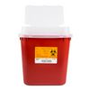 Medegen Stackable Biohazard Sharps Container, 2 Gallon Capacity - Pack of 1