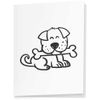 4 x 'Dog with Bone' Gift Tags/Labels (GI00039442)