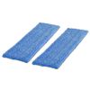Microfiber Wholesale 18" Absorbent Microfiber Wet Mop Pad - Reusable, Machine Washable, Refills (2 Pack)