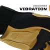Mechanix Wear - Material4X M-Pact Gloves (Small, Black/Brown), Small