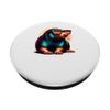 Retro Sunset Sunglasses Wombat Wombats PopSockets Swappable PopGrip