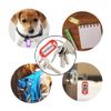 BetterJonny Plastic Key Tags, 100pcs Plastic Tags Keychains Name Tags Plastic ID Luggage Key Ring Tags