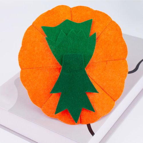 2 Pcs Halloween Pumpkin Headband Green Leaf Pumpkin Hair Hoops Orange Pumpkin Headpiece Hairband Hair Bands Women Christmas Xmas Holiday Festival Parade Cosplay Dress Up Birthday Party Accessories