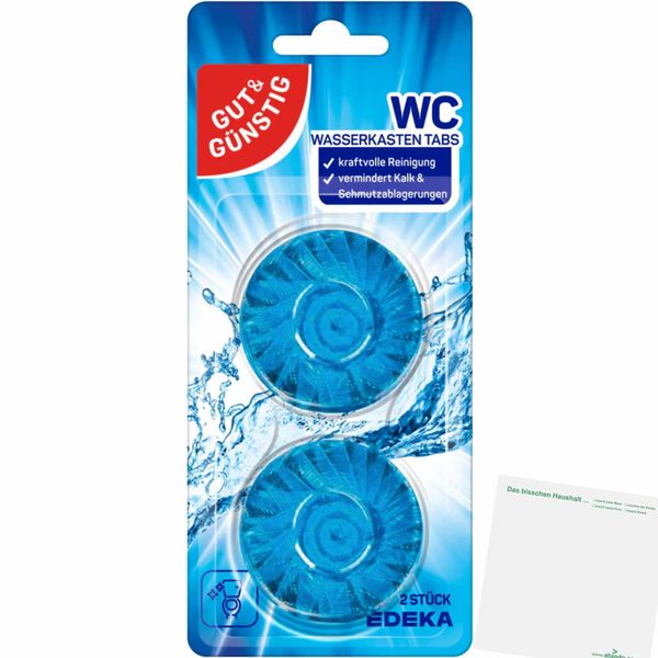 usy Gut&Günstig Toilet Water Box Tablets (Pack of 2) Block