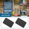 Create idea 4Pcs Junction Box 55x35x15mm ABS Electrical Box Small Waterproof Electric Project Case for Electronics PCB Case,Electronic Hobby Box, Black