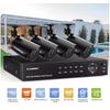 Floureon Security Camera NTSC System 4 AHD Cameras, 720P, 8CH DVR
