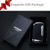 Torch Lighter Cigars Double Jet Flame Lighter with Cigar Punch (Black)