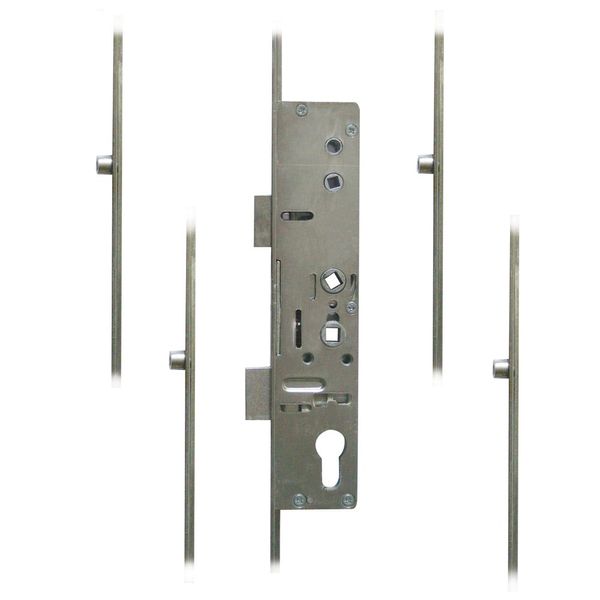LOCKMASTER Lever Operated Latch & Deadbolt Single Spindle - 4 Roller - 35/92-62