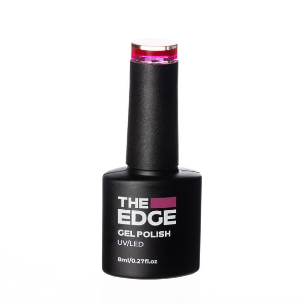 THE EDGE Gel Nail Polish 8ml - The Cherry Red - UV/LED Manicure/Pedicure for Salon & Home Use, Highly Pigmented/Long Lasting/2-Coat Coverage