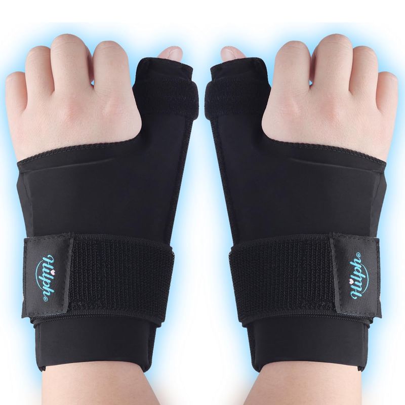 Hilph Wrist Ice Pack Wrap, Flexible Cold Compression Wrist Brace Cold ...