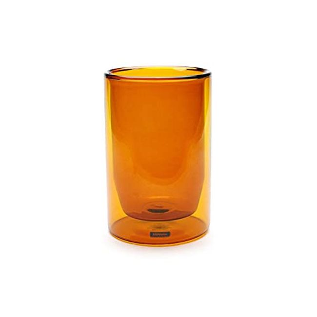 ANAHEIM HOUSE HOLD GOODS Anaheim Double Wall Tumbler, 11.8 fl oz (350 ml) (Amber)