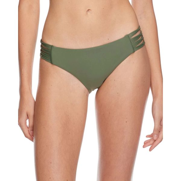 Body Glove Women's Standard Ruby Solid Bikini Bottom Swimsuit, Smoothies Cactus, Small