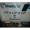 10pc SharkBite 1/2" x 1/2" x 1/2" Tee - Model #UC362LFA10