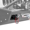2 Pack 3/4'' D-Ring Shackles w/Backer Plate Bolt on Clevis Bumper Mount Brackets