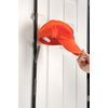 Perfect Curve CapRack18 Over-The-Door Cap Organizer, Two Straps, Holds Up To 18 Caps, Black