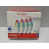 Sengled Smart Candle Light  Bulbs, E12, 4Pk Color Changing Alexa