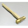 4oz Brass Hammer Flat FACE Head Solid Brass Metalsmith Hobby and Craft Soft Hammer By JTS
