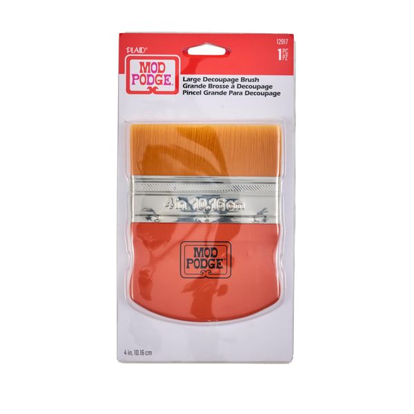 Mod Podge Gold Brush Applicator 4-Inch, 12917 Taklon, 1 Pack