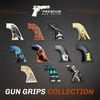 Premium Grips Compatible Replacement for Ruger Wrangler Grips .22lc Model Solid Wood Rustic Betsy Ross Flag
