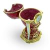 BestPysanky 1900 Cockerel Royal Imperial Easter Egg in Red