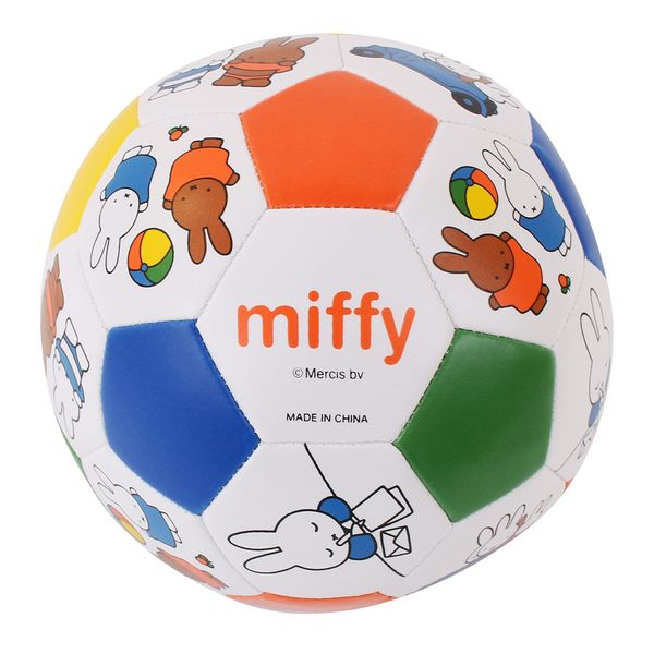 Marca 167039 Miffy Soft Soccer Ball Toy, Sports, 1.5 Years and Up