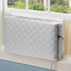 Indoor Air Conditioner Cover Window AC Unit Cover with Drawstring Double Insulation for Inside(25"x17"x3.5")
