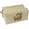 'Sleepy Cat on Sofa' Canvas Wash Bag/Makeup Case (CS00044583)