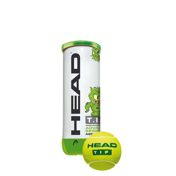 HEAD Tip 3 Stage 1 Tennis Balls, Green