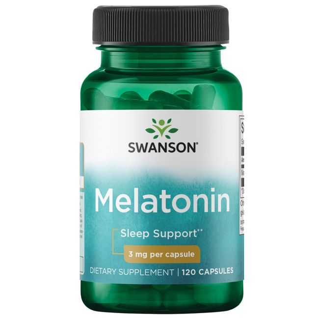 Swanson Melatonin 3 mg 120 Capsules