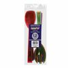 1 Party Essentials 9.5in. Serving Fork & Spoon-Assorted Neons 12 Ct.