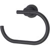 Pfister Contempra Matte Black -Towel Ring for Bathroom BRBNC1B