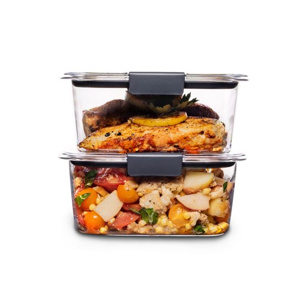 Rubbermaid Brilliance BPA Free Food Storage Containers with Lids