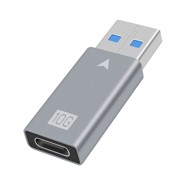 Duttek USB to USB C Adapter, USB C Female to USB 3.0 Male Adapter, 10GB USB A to USB Type-C 3.1 Gen2 Adapter Support PD Fast Charging and Data Transfer for Phone, Laptop, Computer.