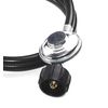 DOZYANT 12 Feet Propane Regulator and Hose for Blackstone 17inch and 22inch Table Top Griddle, Replacement Parts Connect to Large Propane Tank