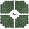 12PCS Artificial Grass Privacy Screen Garden Home Green Wall Backdrop Durable