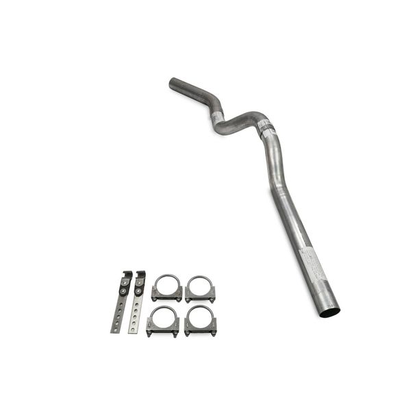 Chevy Avalanche 2007-2013 3" Single Exhaust Kit Corner Exit No Muffler No Tip