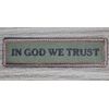 IN GOD WE TRUST MILITARY HOOK FOREST TACTICAL MORALE PATCH