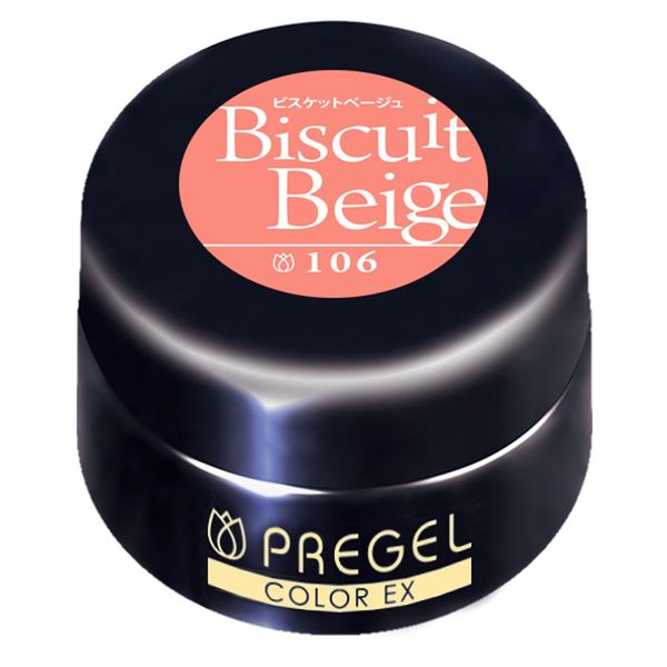 Prigel Gel Nail Color EX Biscuit Beige 106