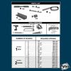Pylex Deck Sunblind System 11060, Louvers Bracket Shutter Hardware Kit, Up to...