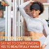 Beautifully Warm Satin Lined Baseball Hat for Women | Ponytail Hat for Curly Natural Hair | Backless Cap | Curl Hair Cap Denim