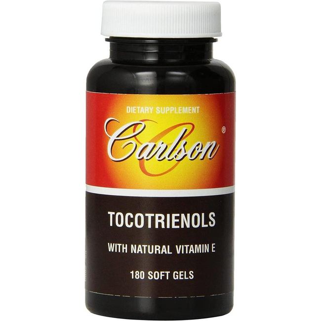 Carlson Labs Tocotrinol with Natural Vitamin E 180 Softgels