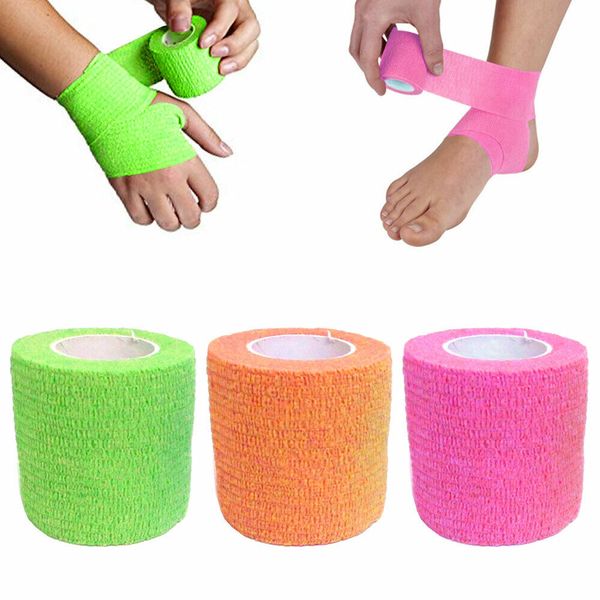 3 Pc Self Adhesive Elastic Bandage First Aid Medical Health Care Treatment Tape