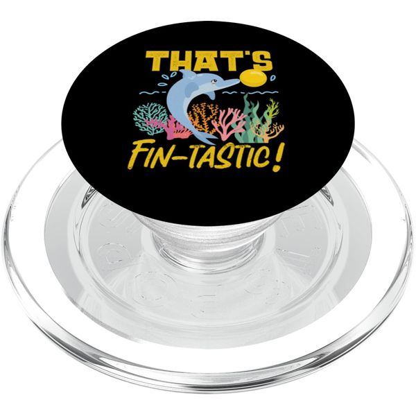 Dolphin: That's Fin-tastic! PopSockets PopGrip for MagSafe